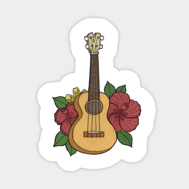 Ukulele Ukulele Sticker TeePublic